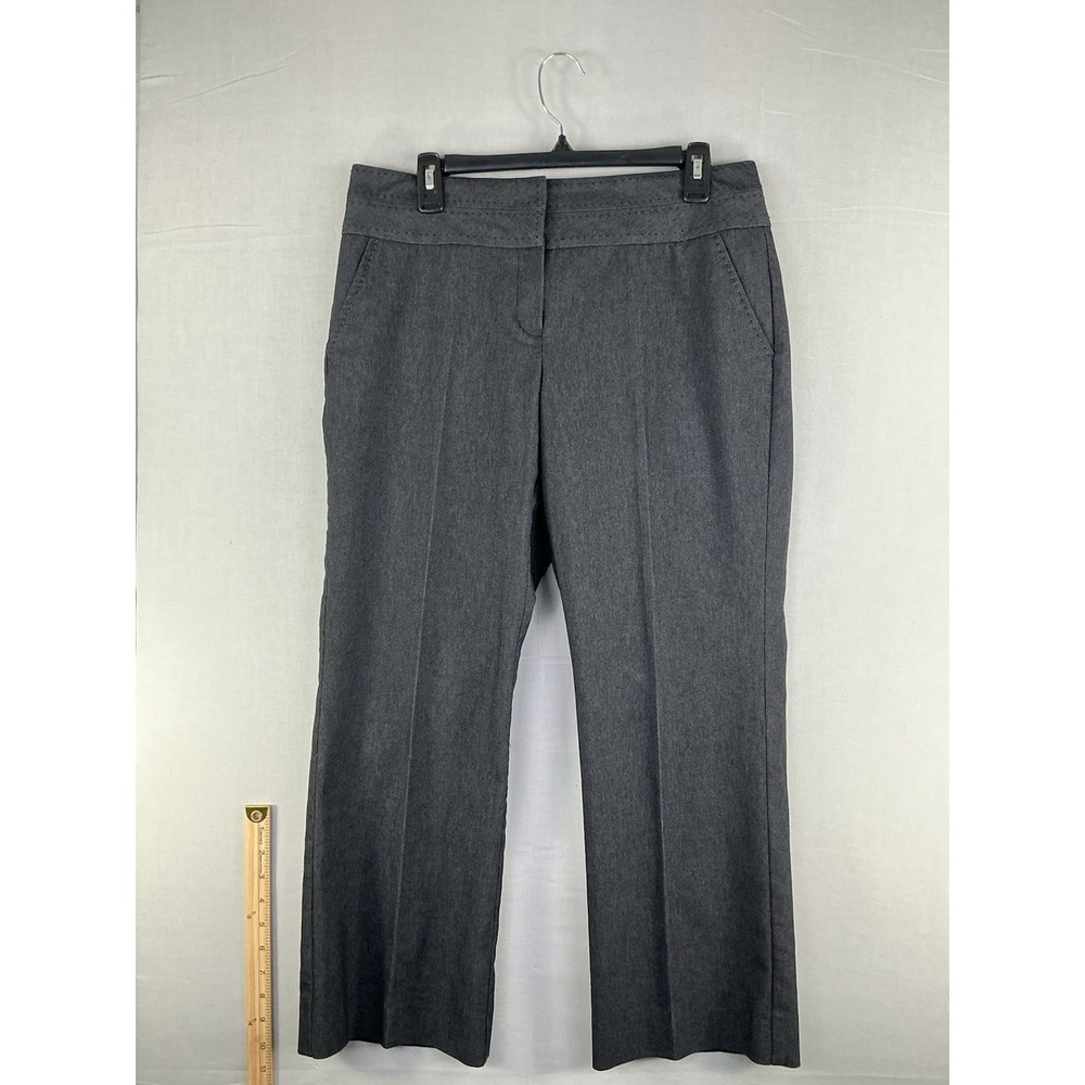 Willi Smith Pants Womens 8 Kate Fit Gray Stretch Career‎ Dress Slacks